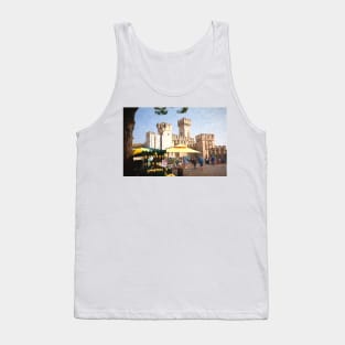 Sirmione Scaliger Castle with artistic filter Tank Top